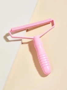 1pc Solid Color Pet Hair Removal Tool - Pink - View 2