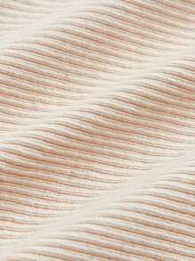 SHEIN MOD Solid Halter Top - Beige - View 5