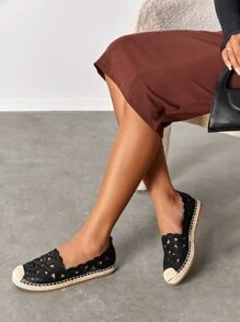 Styleloop Women's Flat Shoes, Bohemian Style Western Music Festival Party Outfit