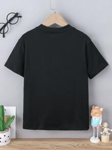 Chicos Camisa polo de color combinado de hombros caídos - Multicolor - Ver 2