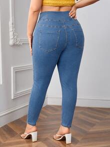 SHEIN Frenchy Jeans ajustados con lavado