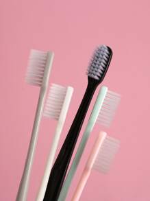 10pcs Soft Toothbrush,Nordic Plastic Soft Toothbrush For Travel,Bathroom - Multicolor - View 3