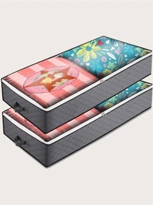 1 pieza Bolsa de almacenamiento de ropa liso color