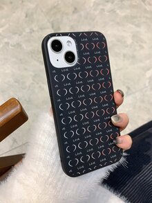 Letter Graphic Phone Case - Multicolor - View 2