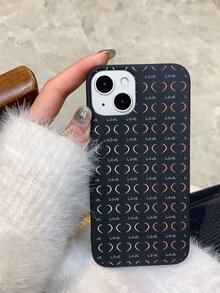 Letter Graphic Phone Case - Multicolor - View 4