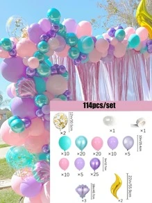 114入組美人魚主題套裝 - 彩色 - 查看 2