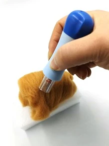 1pc Wool Felt Poke Needle Tool - Multicolor - View 1