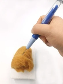 1pc Wool Felt Poke Needle Tool - Multicolor - View 1