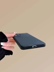 Solid Phone Case - Black - View 3