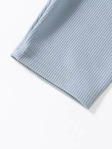 Niñas 4 piezas Shorts biker tejido de canalé - Multicolor - Ver 5