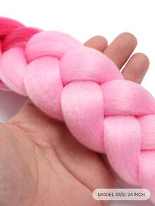 4 piezas Trenza de pelo sintético largo - Multicolor - Ver 7