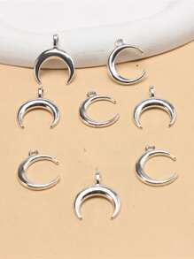 8入組月亮DIY吊墜