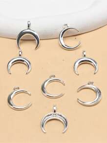 8入組月亮DIY吊墜