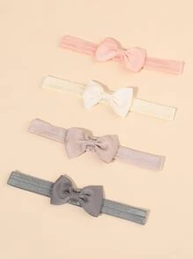 bilicaca 6pcs Baby Bow Decor Hair Band Love Valentine - Multicolor - View 2