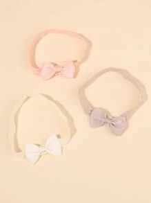 bilicaca 6pcs Baby Bow Decor Hair Band Love Valentine - Multicolor - View 4
