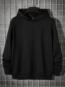 Manfinity RebelGame Men Slogan Graphic Hoodie - Black - View 2