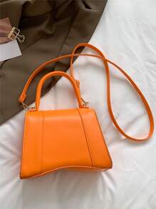 迷你熒光橙方包