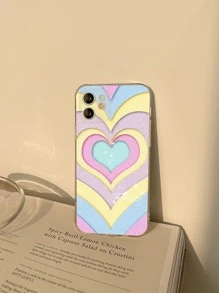 愛心圖案手機殼 - 彩色 - 查看 3