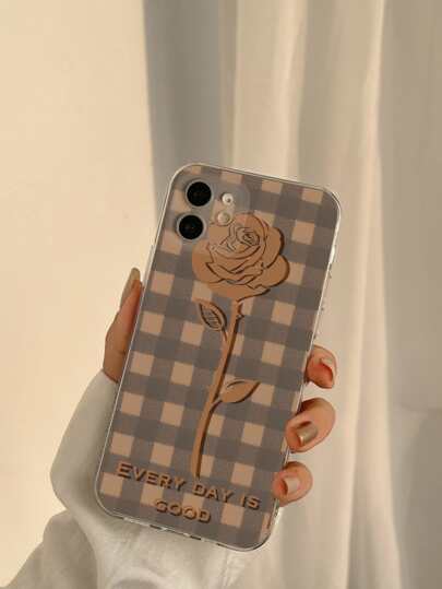 Rose Pattern Phone Case,International Version, Not The Domestic Version