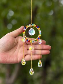 1pc Water Drop Decor Wall Hanging - Multicolor - View 2