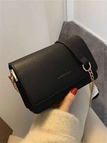 Minimalist Chic Square Bag Fashion Chain Strap Bag Versatile Small Shoulder Crossbody Bag, Popular Spring/Summer New Women Handbag Bags Tote
