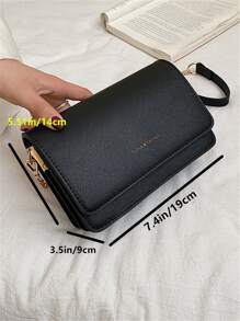 Minimalist Chic Square Bag Fashion Chain Strap Bag Versatile Small Shoulder Crossbody Bag, Popular Spring/Summer New Women Handbag Bags Tote