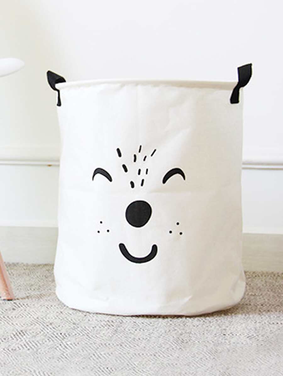 1pc Cartoon Graphic Laundry Hamper - Multicolor - View 1