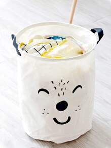 1pc Cartoon Graphic Laundry Hamper - Multicolor - View 2