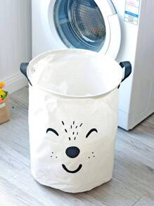 1pc Cartoon Graphic Laundry Hamper - Multicolor - View 4