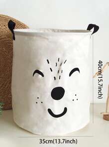 1pc Cartoon Graphic Laundry Hamper - Multicolor - View 5