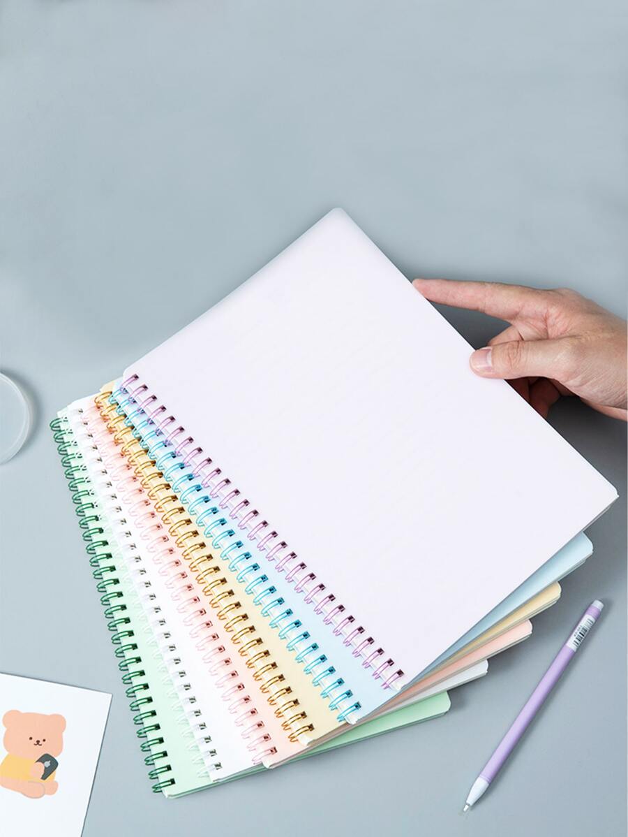 1pc A5 Random Color Spiral Notebook | SHEIN USA