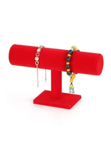 1pc Bracelet Display Stand, Bracelet Display Holder, Bangle Holder, Bangle Organization - Red - View 3