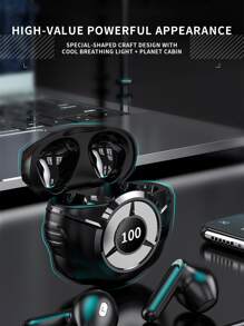 1 pieza Auricular inalámbrico juego - Negro - Ver 4