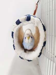 1 pieza Hamaca con patrón de gato de dibujos animados hámster - Azul - Ver 2