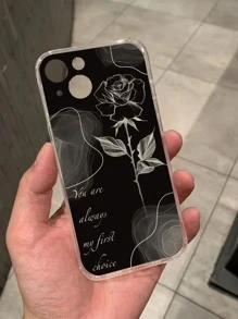玫瑰图案手机壳，国际版，非国内版 - 彩色 - 查看 2