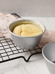 Chảo bánh 4 inch, Chảo tròn bằng nhôm anodized cho bánh phô mai, pizza, bánh quiche, chống rò rỉ, dễ dàng tháo lắp - Bạc - Xem 6