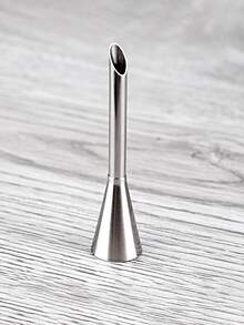 1pc Stainless Steel Piping Nozzle - Silver - View 5