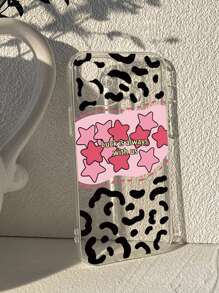 豹紋印花透明手機殼 - 彩色 - 查看 2