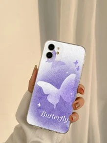 Butterfly Pattern Phone Case - Multicolor - View 1