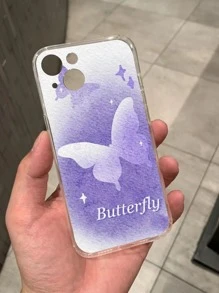 Butterfly Pattern Phone Case - Multicolor - View 2