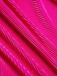 L'Amorae 後背繫帶掛脖連衣裙 - 玫紅色 - 查看 8