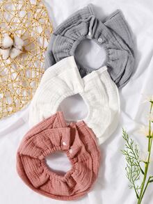 momscare 3入組嬰兒素色圍兜 - 彩色 - 查看 4