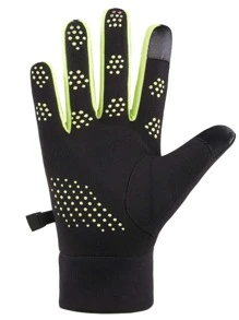 1pair Touch Screen Warming Sports Gloves - Hot Pink - View 2