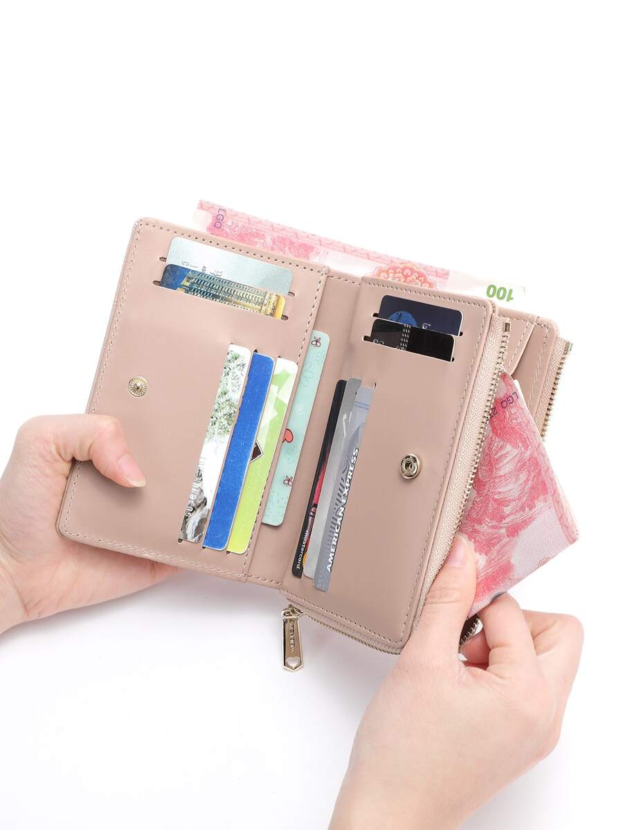 PFY PERFECT FOR YOU Ví nữ nhỏ Lá thư Thanh lịch - Hồng - Xem 1