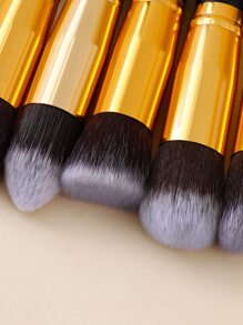 10 piezas Juego de brochas de maquillaje, Juego de brochas, Kit de brochas de maquillaje, Juego de brochas de maquillaje, Juego de maquillaje completo, Juego de brochas de maquillaje, Kit de maquillaje completo, Juego de brochas, Juego de brochas de maquillaje, Juego de regalo de maquillaje, Juego - Multicolor - Ver 5