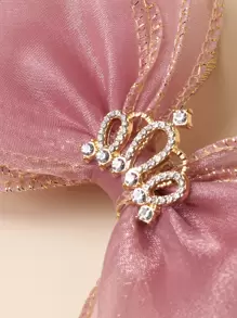 Kẹp tóc trang trí nơ cho bé gái mới biết đi - Nhiều màu - Xem 5