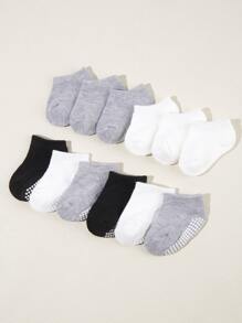 Bebé 12 pares Calcetines de color mixto - Multicolor - Ver 2