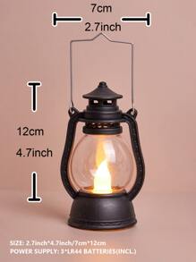 1 pieza Decoración con diseño vintage linterna - Amarillo - Ver 6