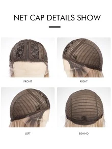 13*6*1 Lace Front Medium Straight Synthetic Wig - Multicolor - View 5