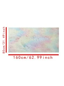 Alfombra de tie dye felpa - Multicolor - Ver 2